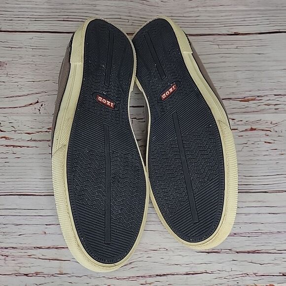 IZOD OASIS Men's Linen Taupe Casual Shoes Size 11 - Picture 9 of 9